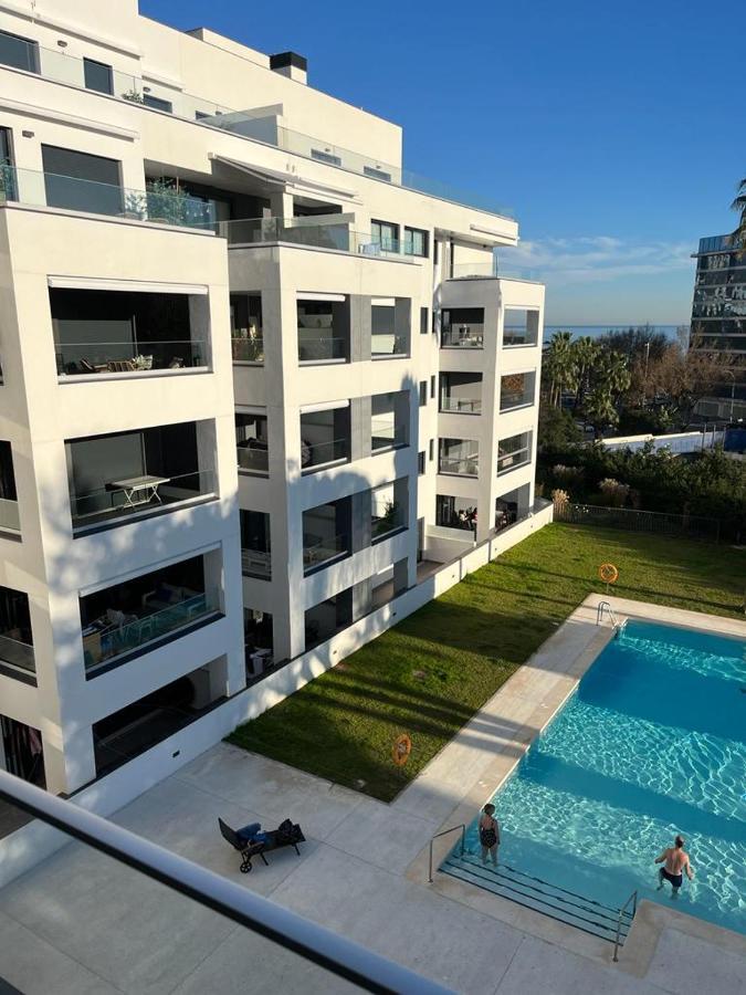 Marbella Luxury Brand New 2-Bedroom Apartment, 3 Min Walk To The Beach! Bagian luar foto